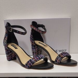 Nine West Pruce P2Women's Colorful Tweed Heels 11m New